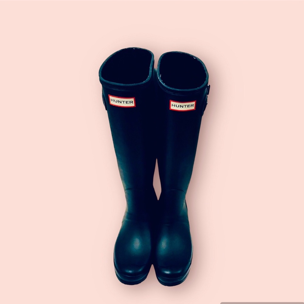 Black Hunter Knee High Boots 7